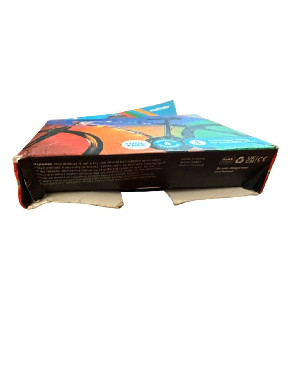 Brightz CosmicBrightz LED bike frame light in multicolor-New in Damaged Box - Picture 3 of 5